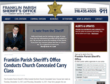 Tablet Screenshot of franklinsheriff.net